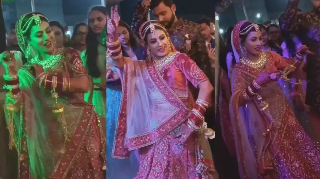 Bride stuns guests with her 'WOW' entry at wedding venue