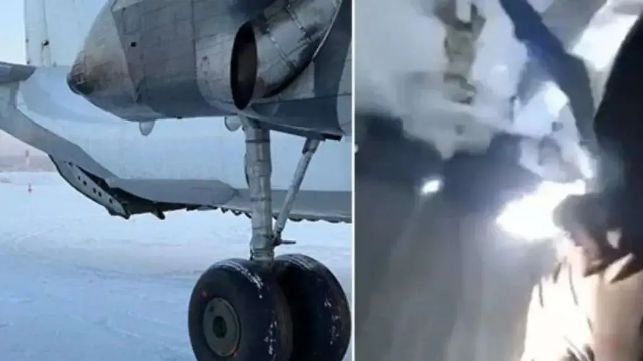 Flight door opens mid-air; internet shocked as man keeps smiling, records video