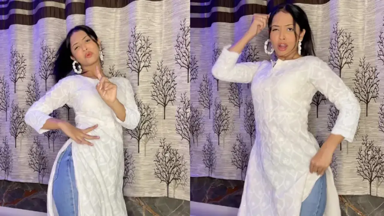 Girl's energetic dance moves impress internet