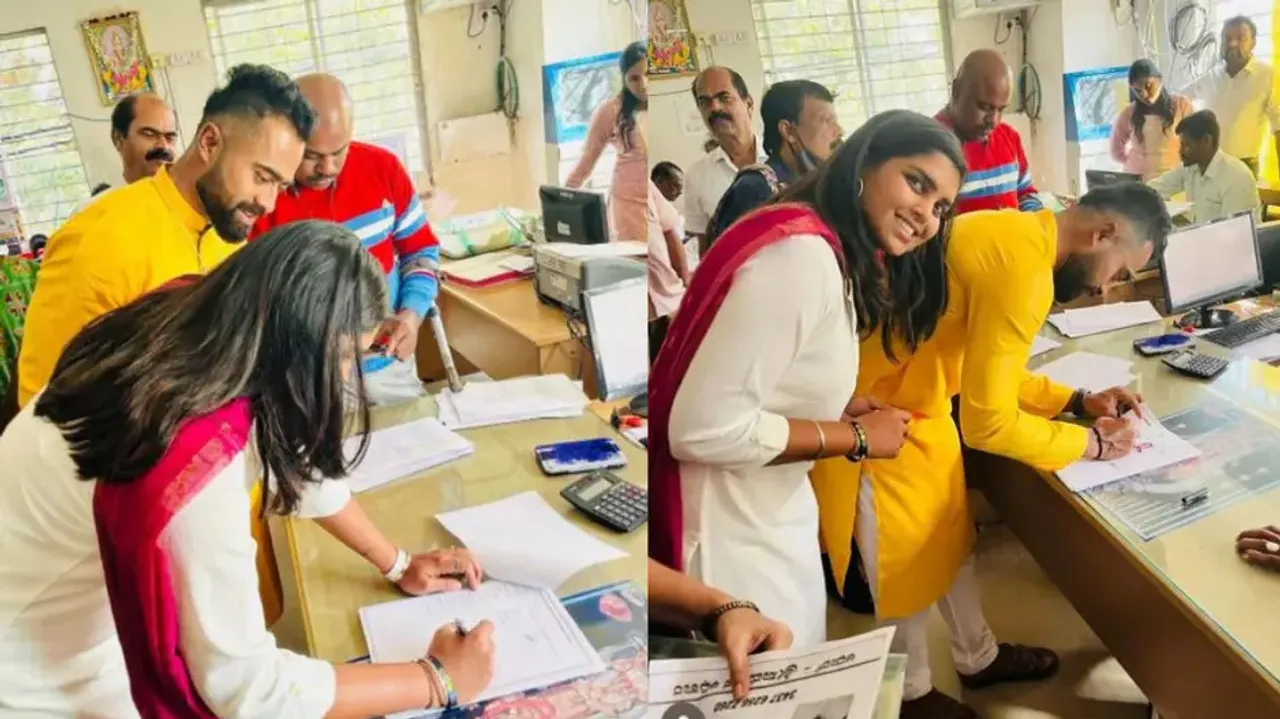 Cricketer Veda Krishnamurthy starts new innings with intimate court marriage