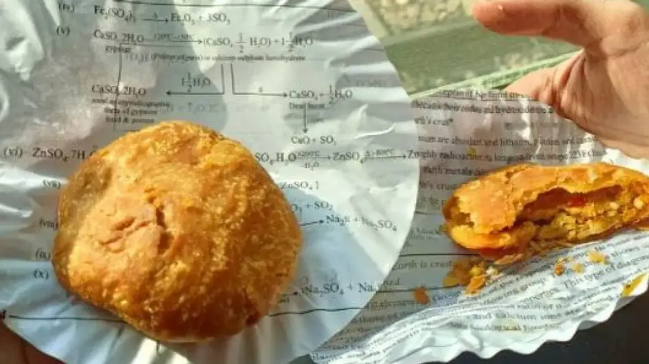 Kachori served on Chemistry notes in 'coaching hub' Kota; internet reacts
