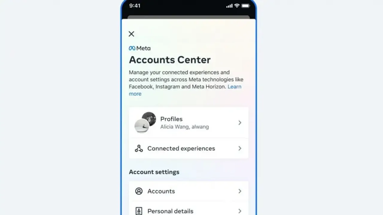 Meta now lets users bundle Instagram, Facebook account settings.