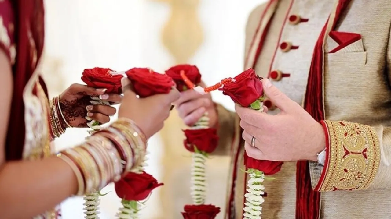 Wedding stage turned into battlefield