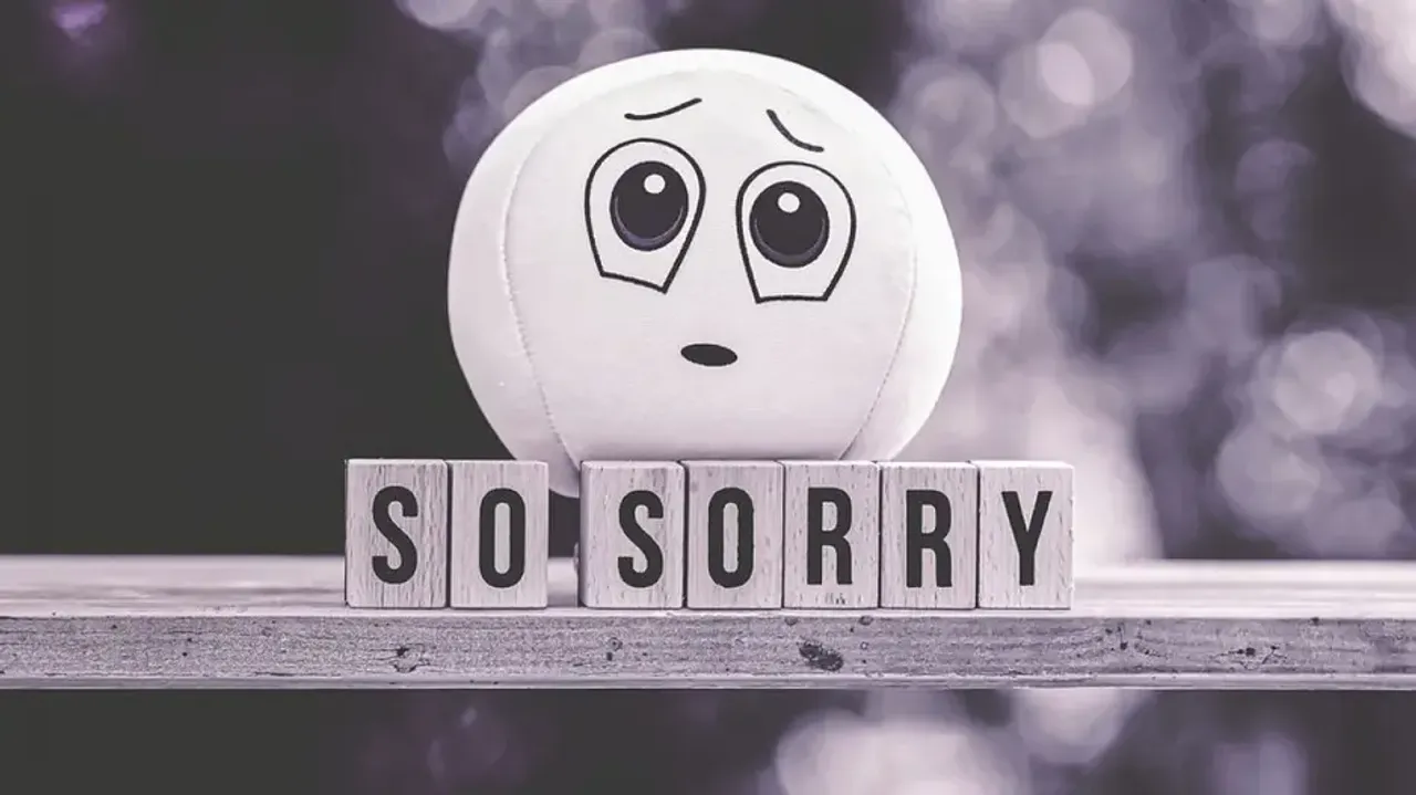 How to say sorry?