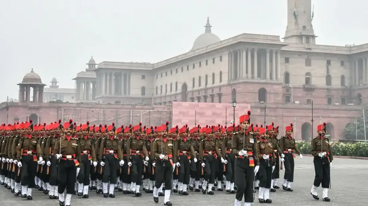 Full dress rehearsal of Republic Day Parade 2023 in New Delhi 