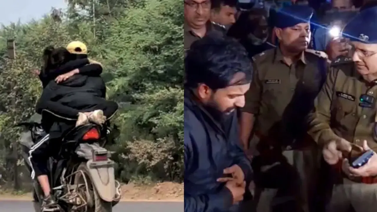 Bike romance video of another couple goes viral, watch their PDA