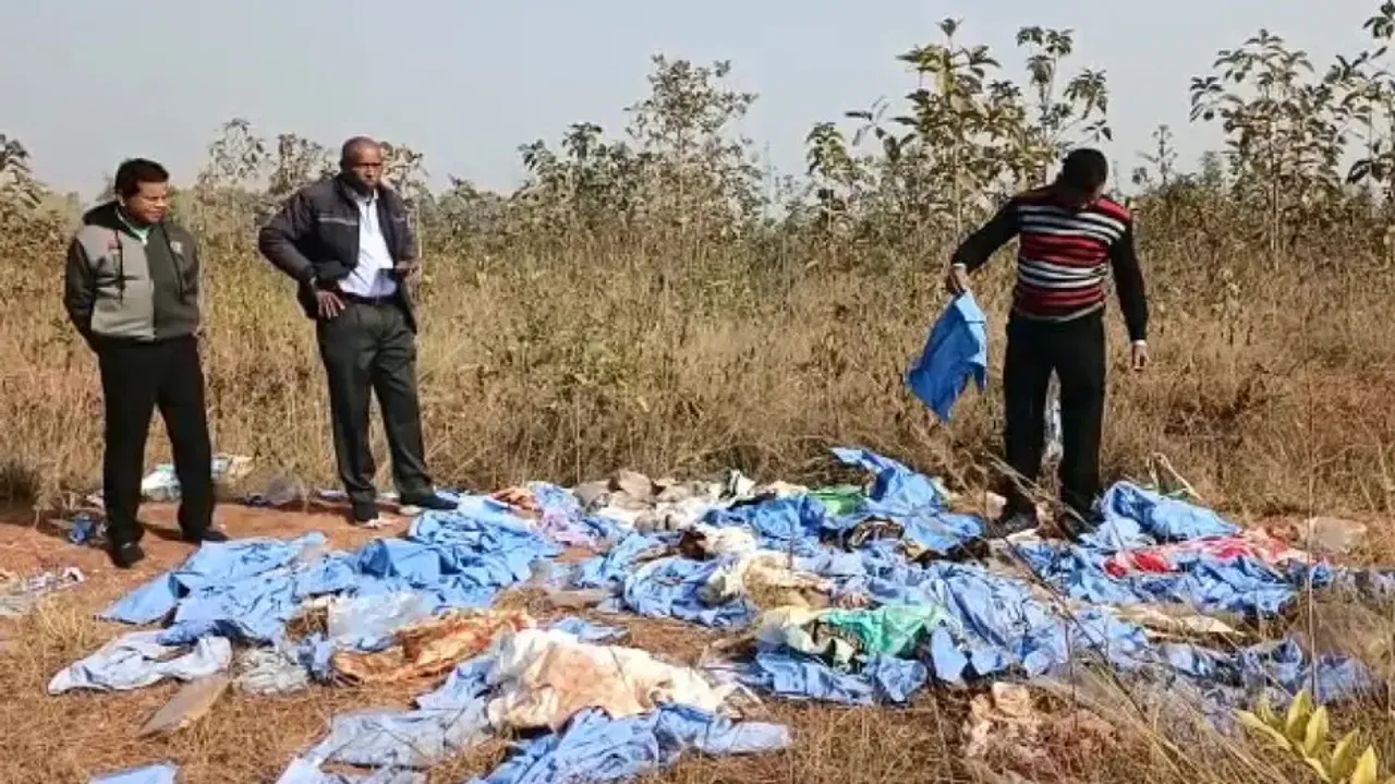 School Uniforms Dumped