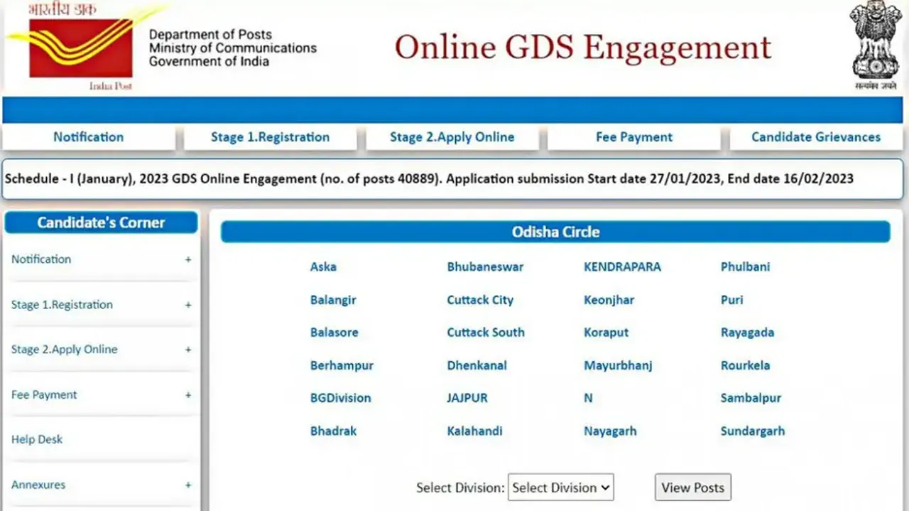 India Post announces over 1300 vacancies in Odisha; Apply by Feb 16