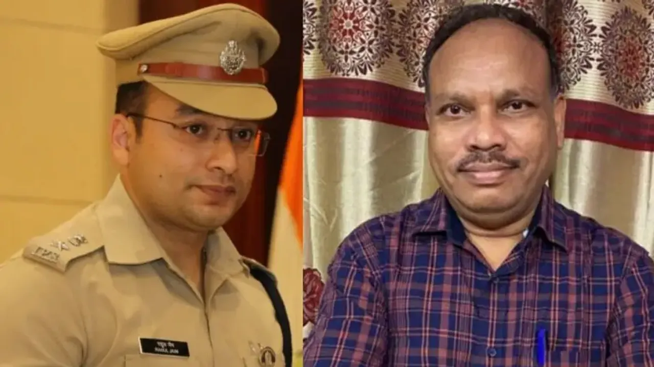Jharsuguda SP Rahul Jain and Brajarajnagar SDPO Gupteswar Bhoi.