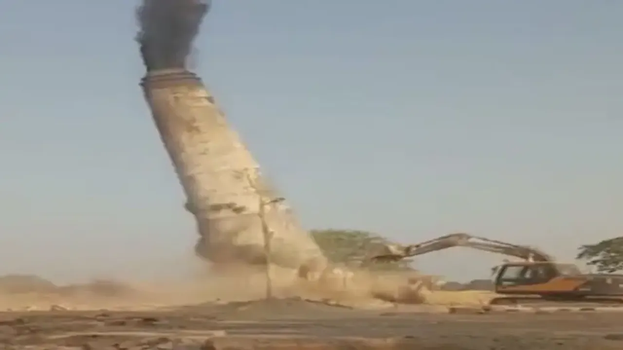 Balasore Police demolishes a brick kiln