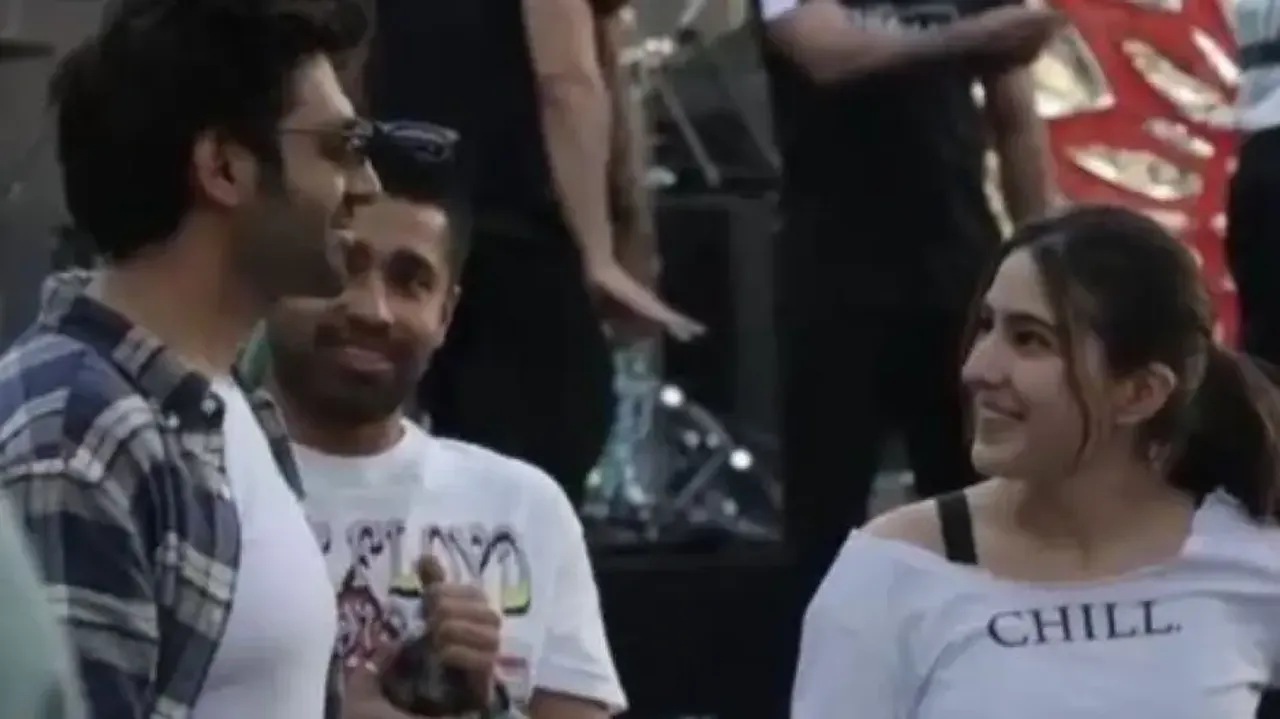 Sara Ali Khan spotted with Kartik Aaryan in Rajasthan’s Udaipur