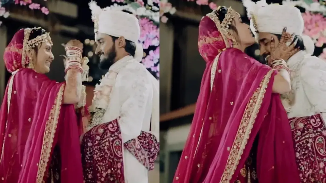 Bride does something special on mandap to keep groom 'protected from evil's eyes', watch