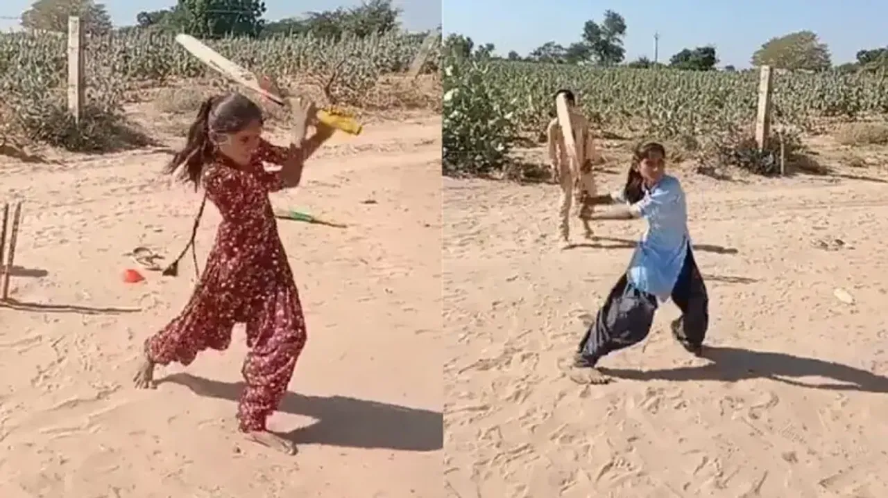 Sachin Tendulkar all praises for young village girl’s batting skills, watch