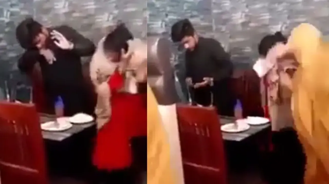 Woman catches daughter red-handed with boyfriend on Valentine’s Day, watch high-voltage drama