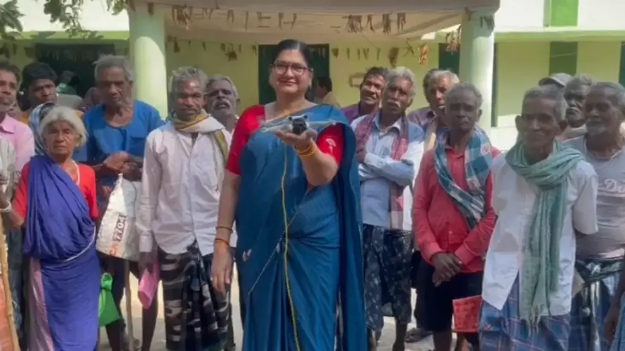 Drone drops pension at divyang's doorstep in Odisha 