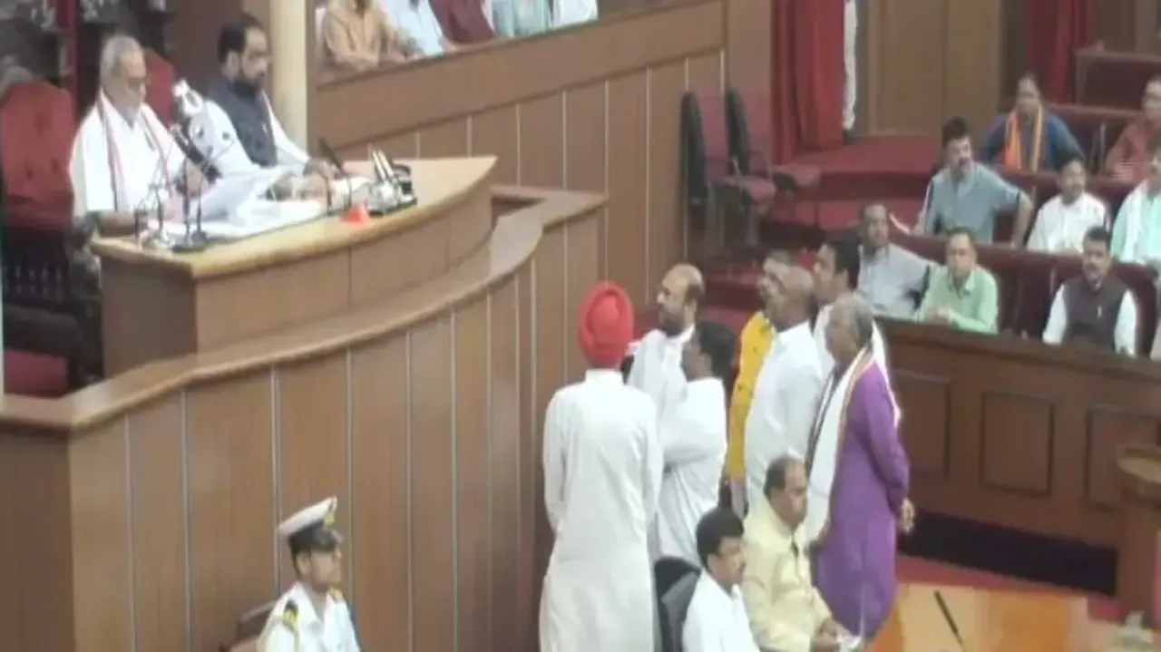 Odisha Assembly Budget Session kicks off on stormy note