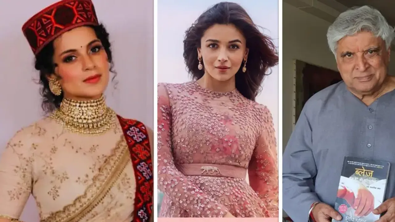 Kangana Ranaut, Alia Bhatt, Javed Akhtar