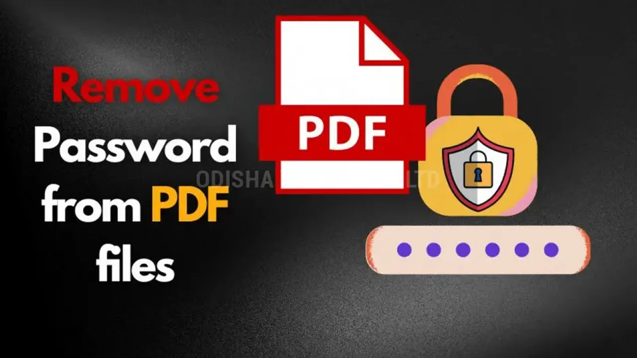 removing password protection from PDF files