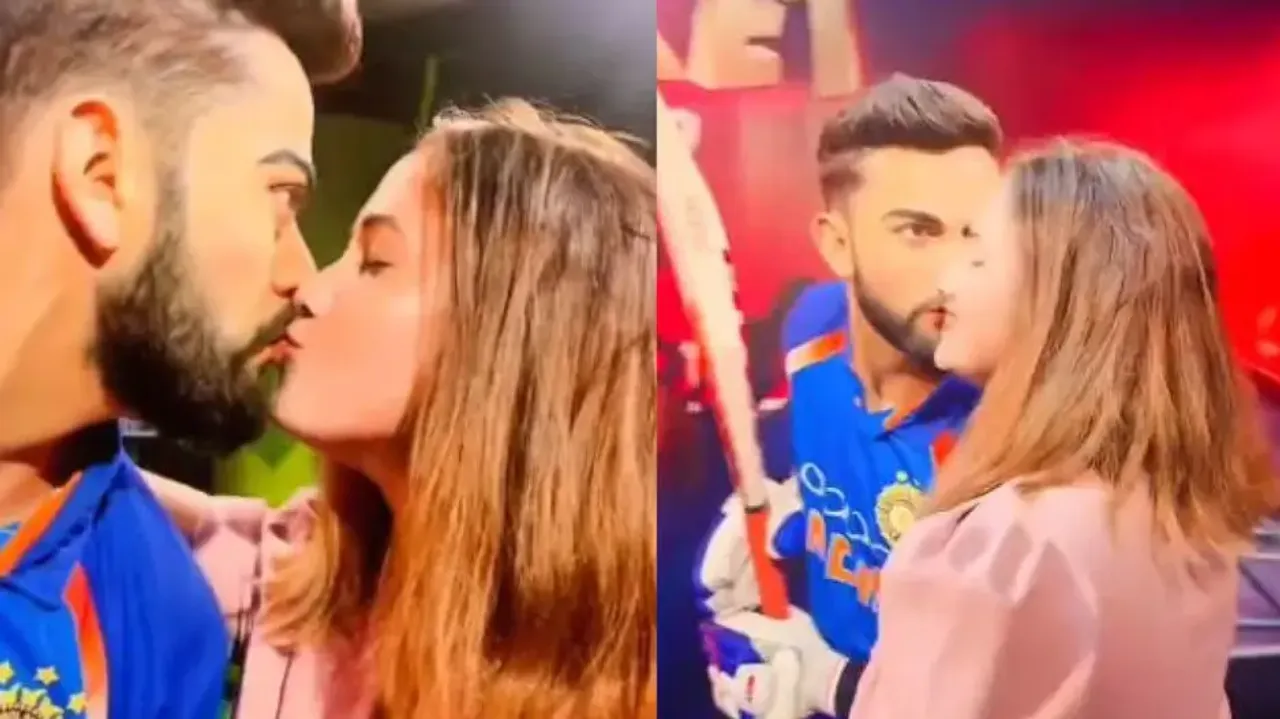 Virat Kohli’s die-hard fan kisses his wax statue; netizens say ‘usko statue se shaadi karado’