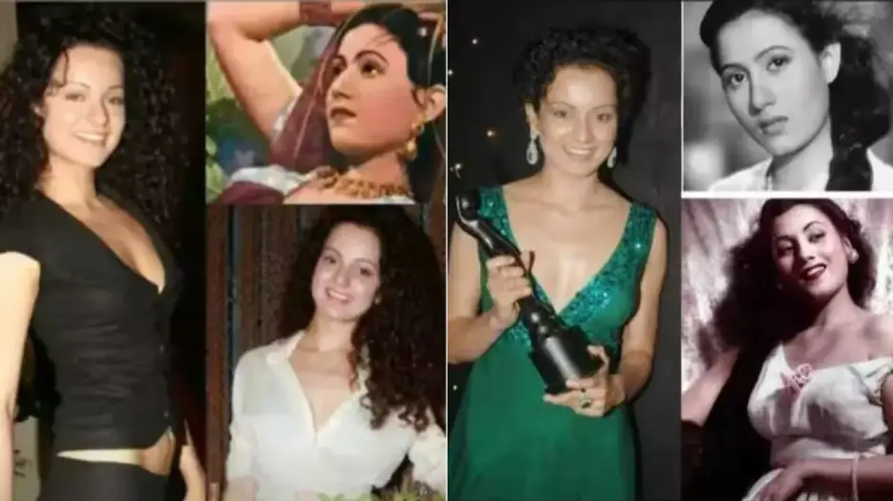Kangana Ranaut claims to be replica of young Madhubala, shares beautiful pics