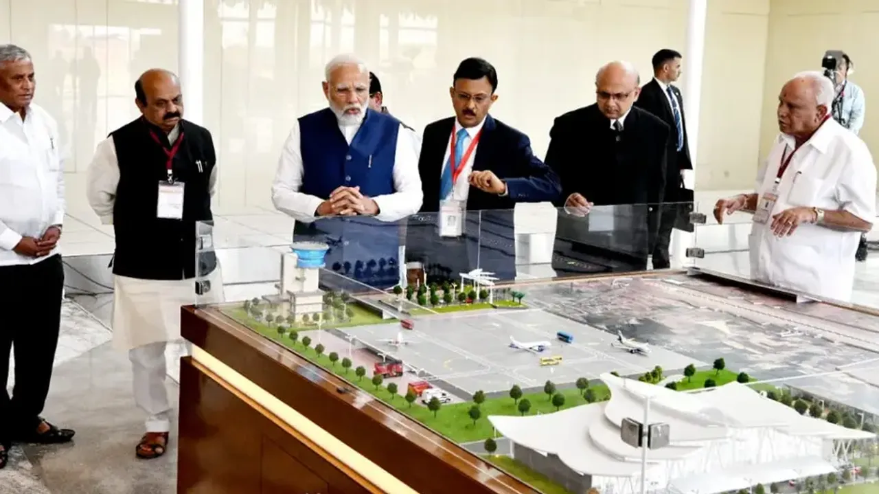PM Modi inaugurates Shivamogga airport in poll-bound K'taka