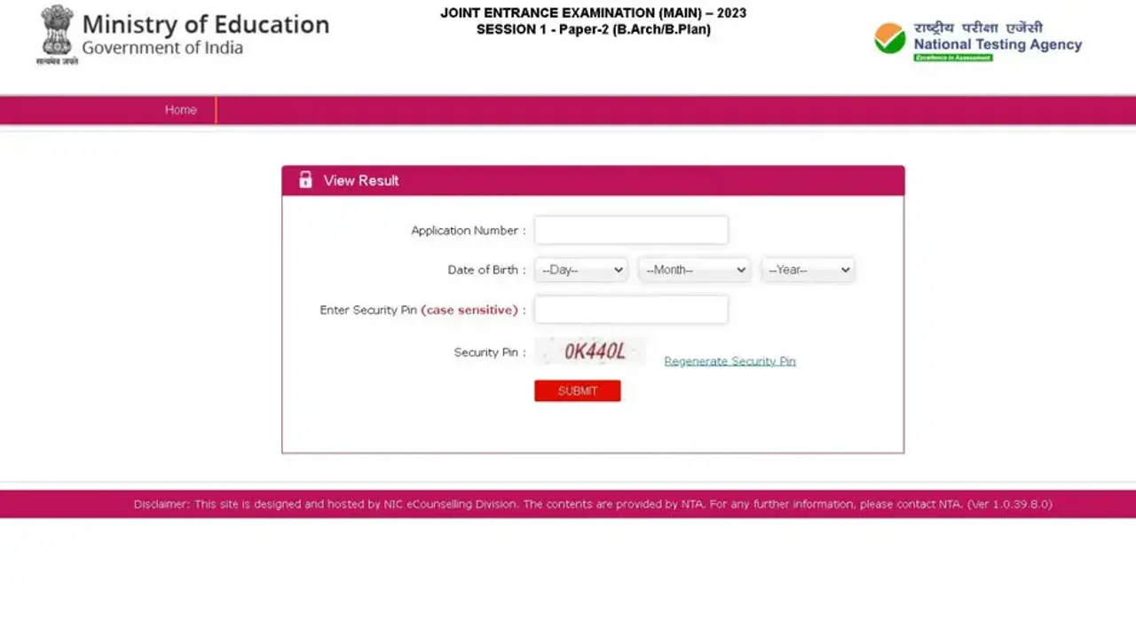 NTA announces JEE Mains 2023 Session 1 paper 2 results, check steps to download scorecard 