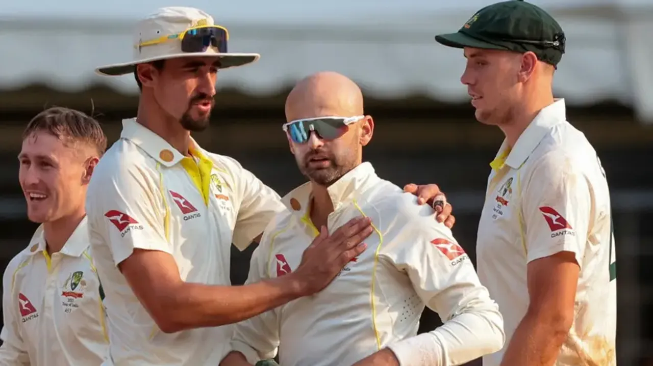 3rd Test, Day 2: Lyon eight-fer puts Australia on verge of win after bowling out India for 163 