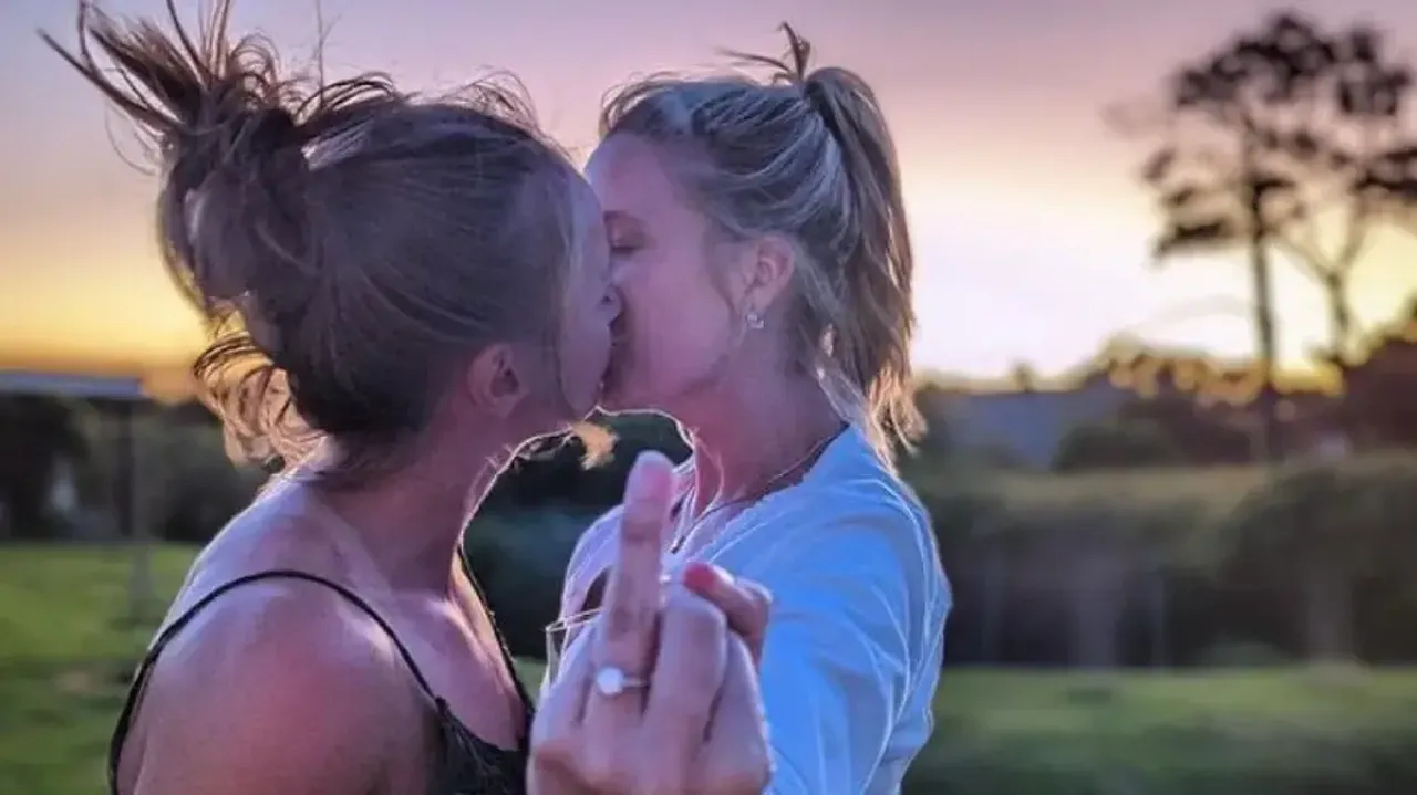 Danielle Wyatt got engaged to partner Georgie Hodge