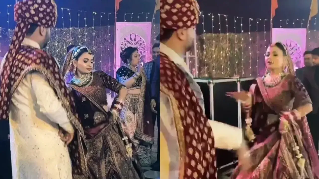 Bride and groom burn the dance floor after wedding