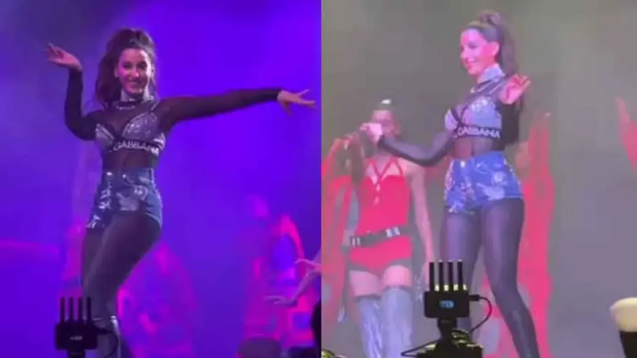 Nora Fatehi’s sizzling move on ‘Kusu Kusu’ goes viral, watch