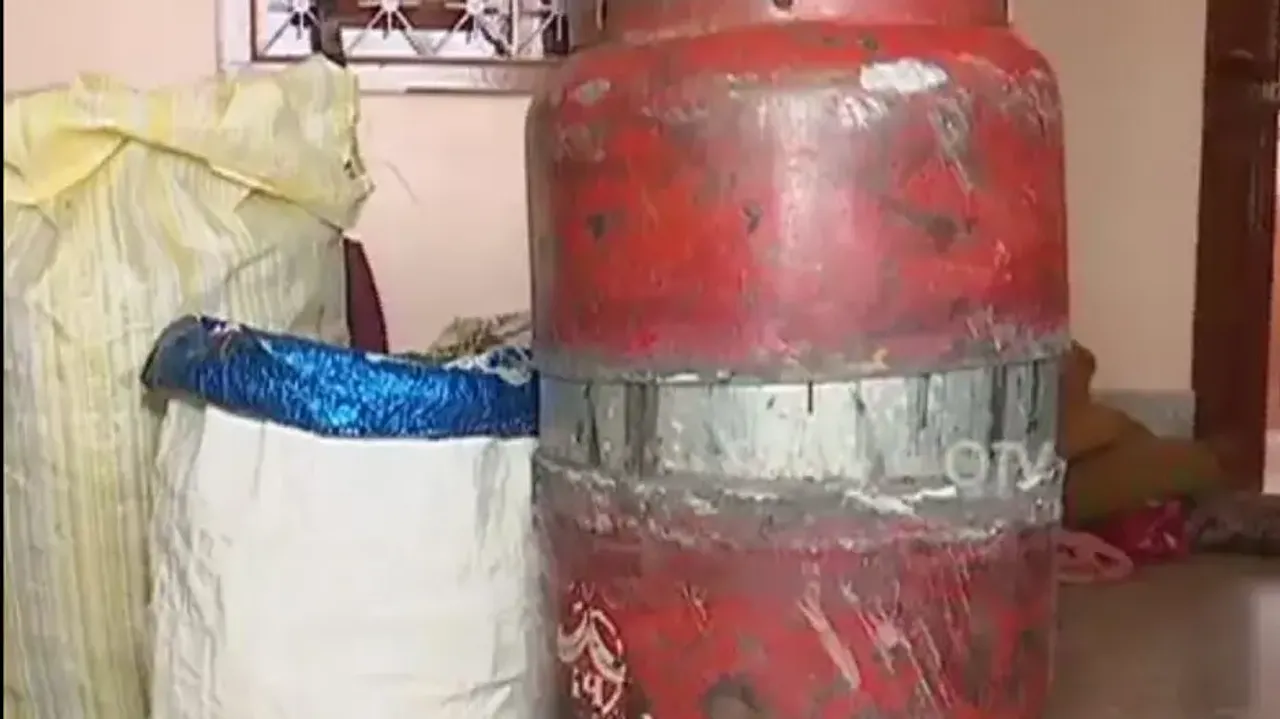 Ganja smuggled inside LPG cylinder