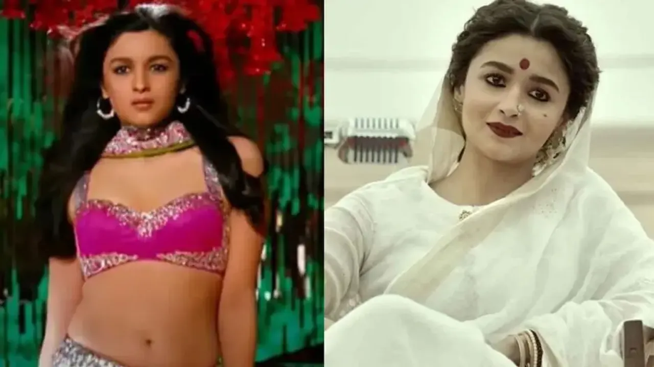 Alia Bhatt in SOTY & Gangubai Kathiawadi