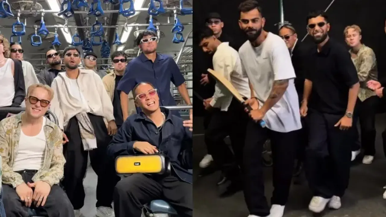 The Quick Style impresses with its sizzling moves in Mumbai local train, shakes a leg with Virat