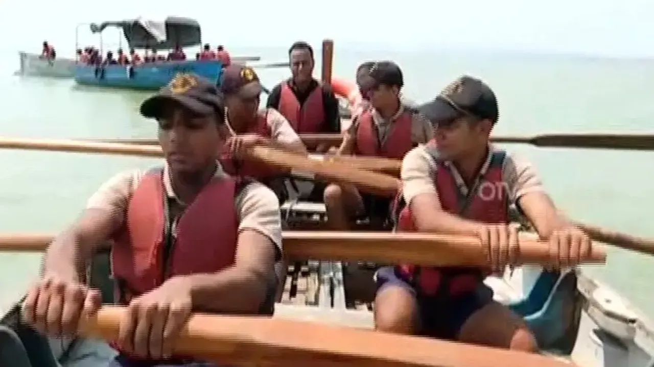 Indian Navy’s first batch of Agniveers undergoing training at INS Chilika