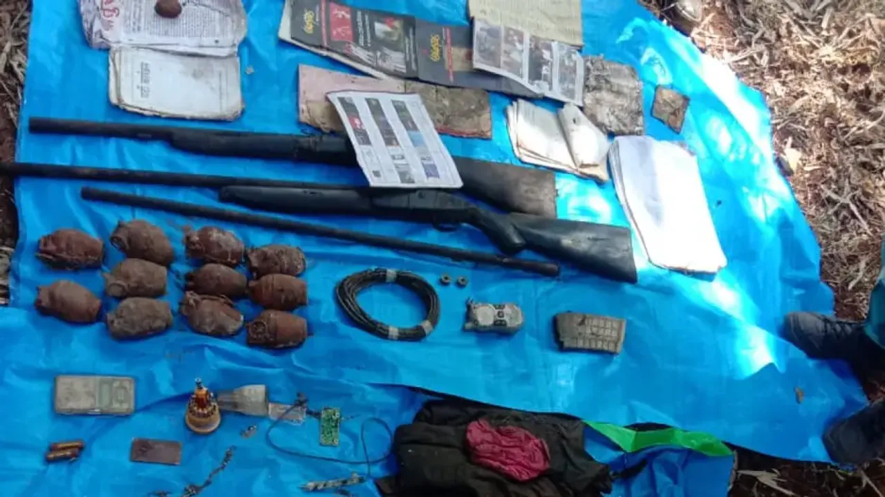 BSF Jawans recover huge cache of explosives from Maoist dump in Malkangiri