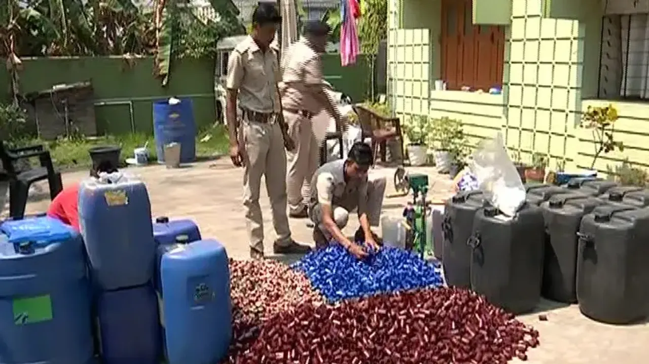 Duplicate foreign liquor seized in Sambalpur