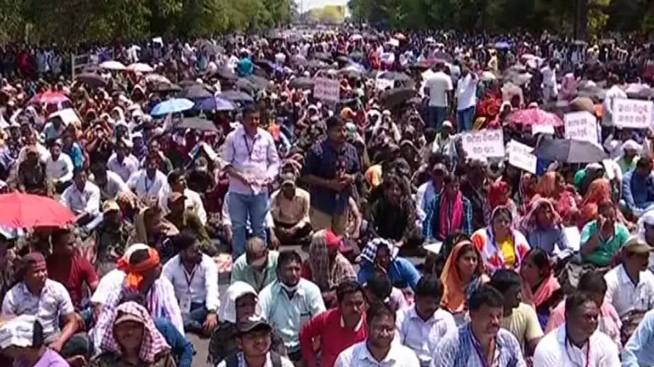 Odisha outsourcing employees hit streets demanding job regularisation
