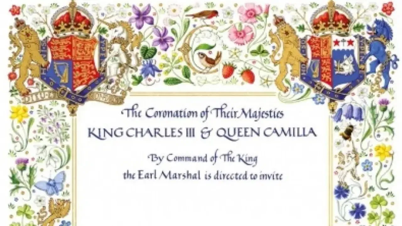 Invitation for King Charles Coronation 