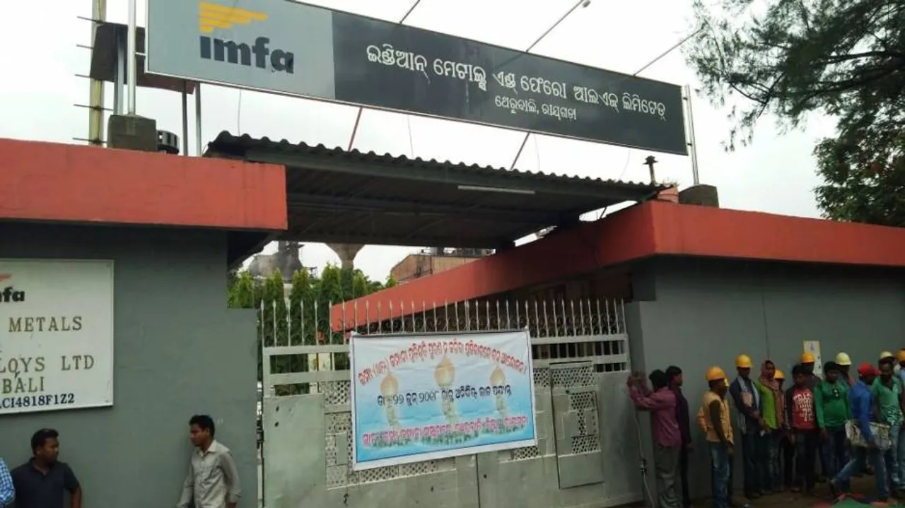 Protests erupt again at IMFA plant in Rayagada