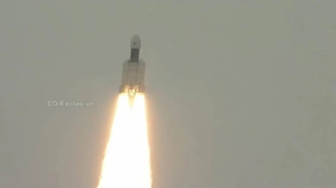 India's 'Bahubali' rocket lifts off with Chandrayaan-2