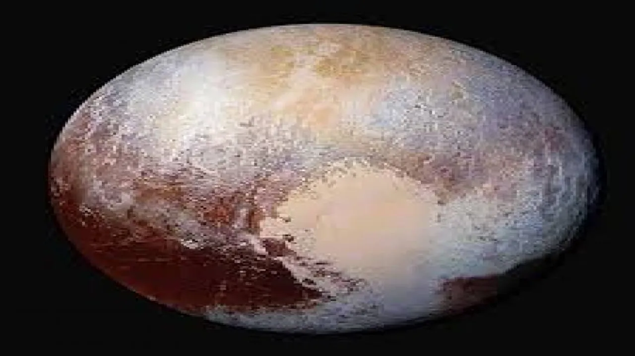 Flowing ice on Pluto a sign of past life?