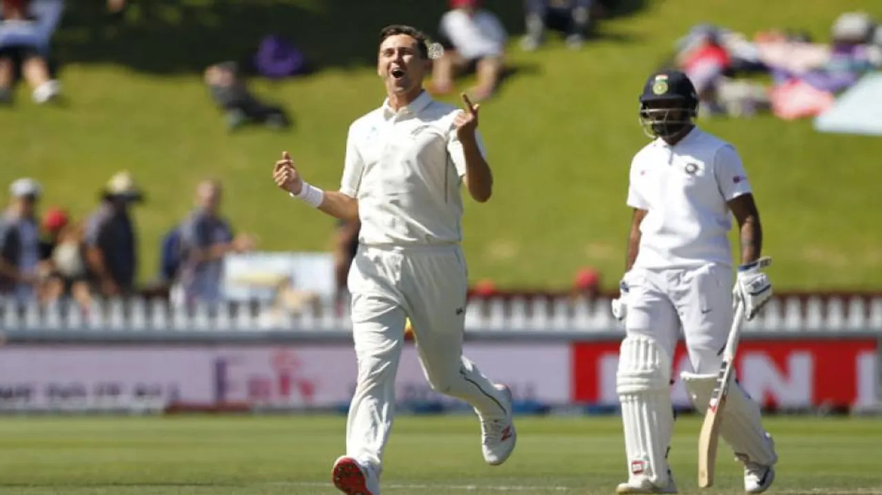 2nd Test: Boult show leaves India reeling at 90/6 after Day 2