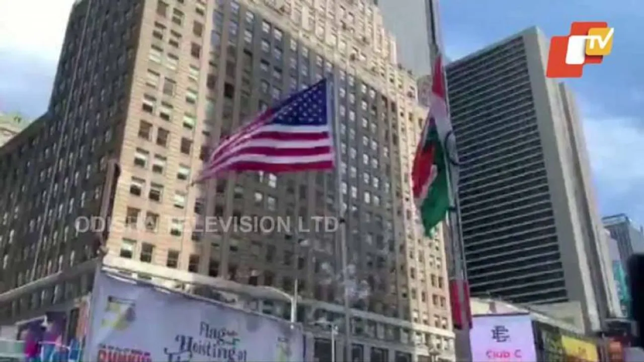 Independence Day: Indian Tricolour Hoisted For First Time At Times Square
