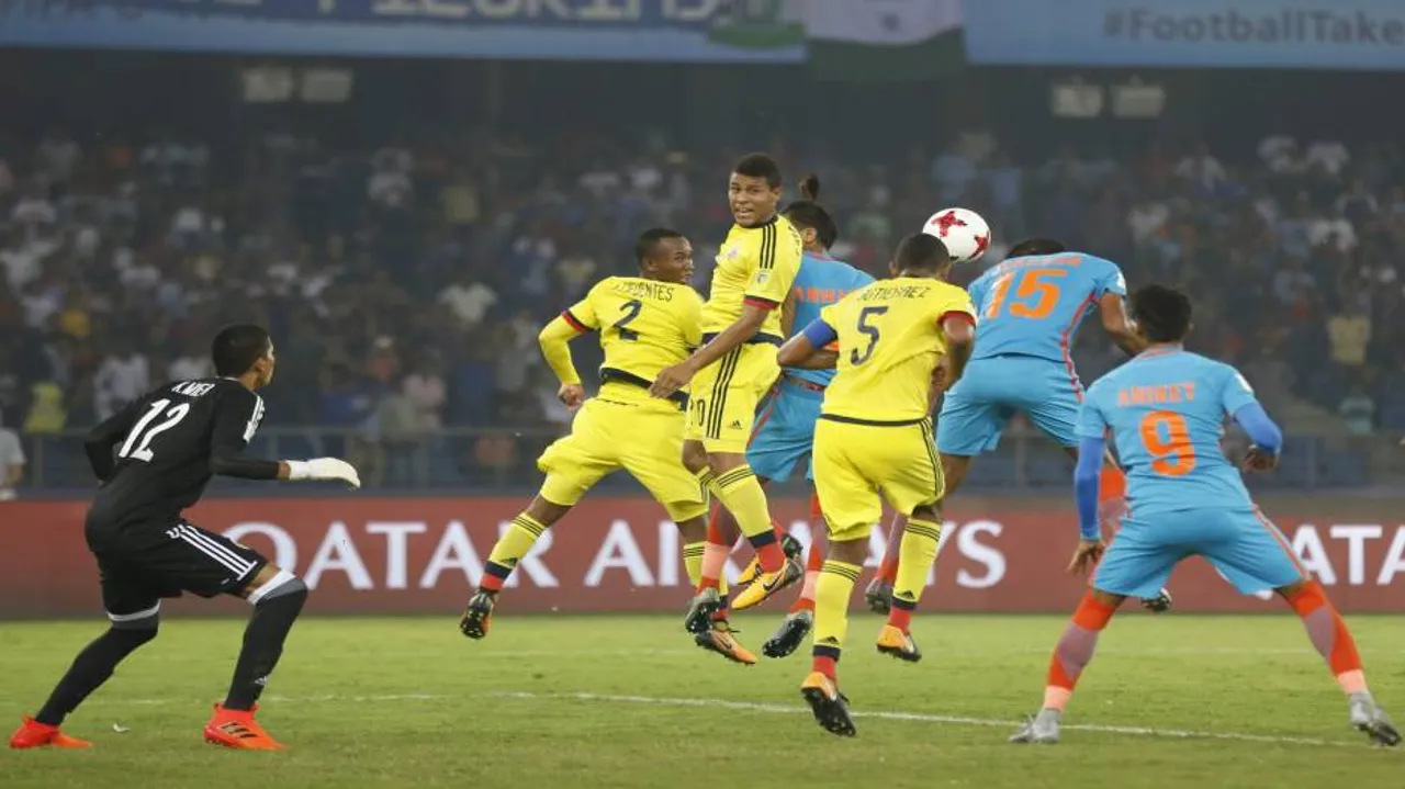 India lose to Colombia at FIFA U-17 World Cup
