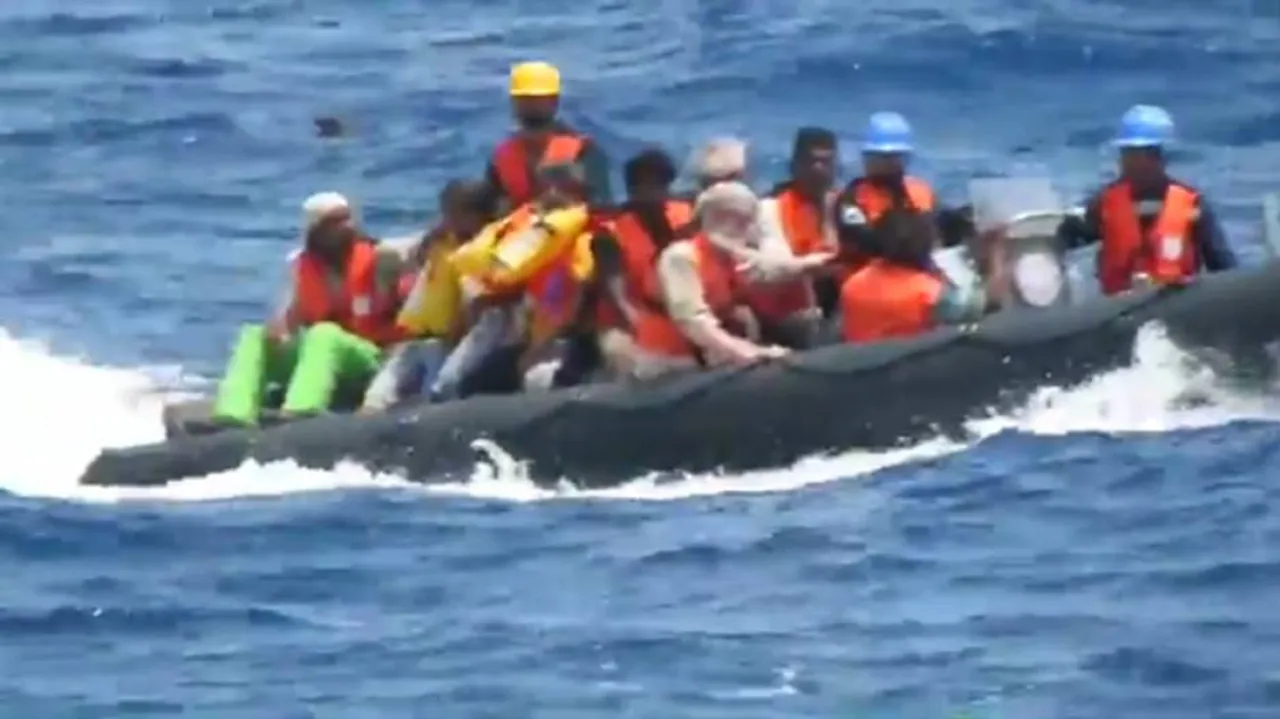 Navy evacuates 38 stranded Indians from Yemen