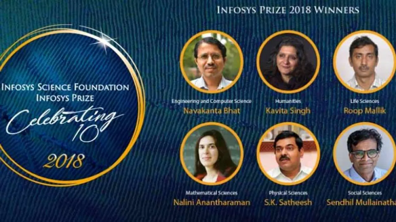 Infosys Science Foundation awards prizes to 6 winners