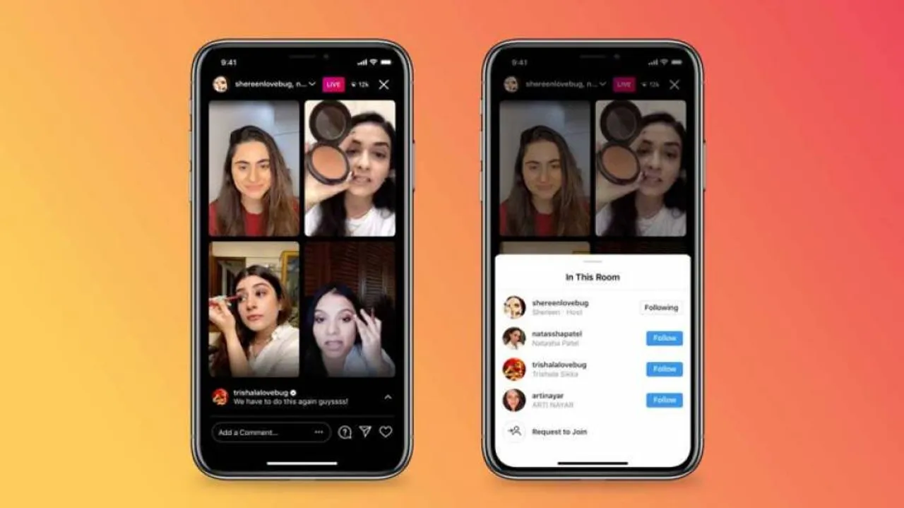 Instagram Live Rooms Now Allows 3 More Users In India