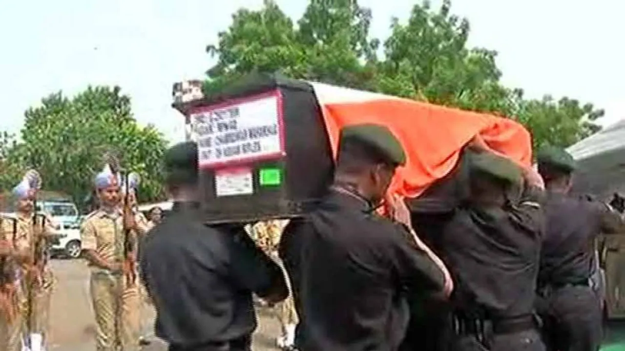Martyred jawan’s body reaches Odisha