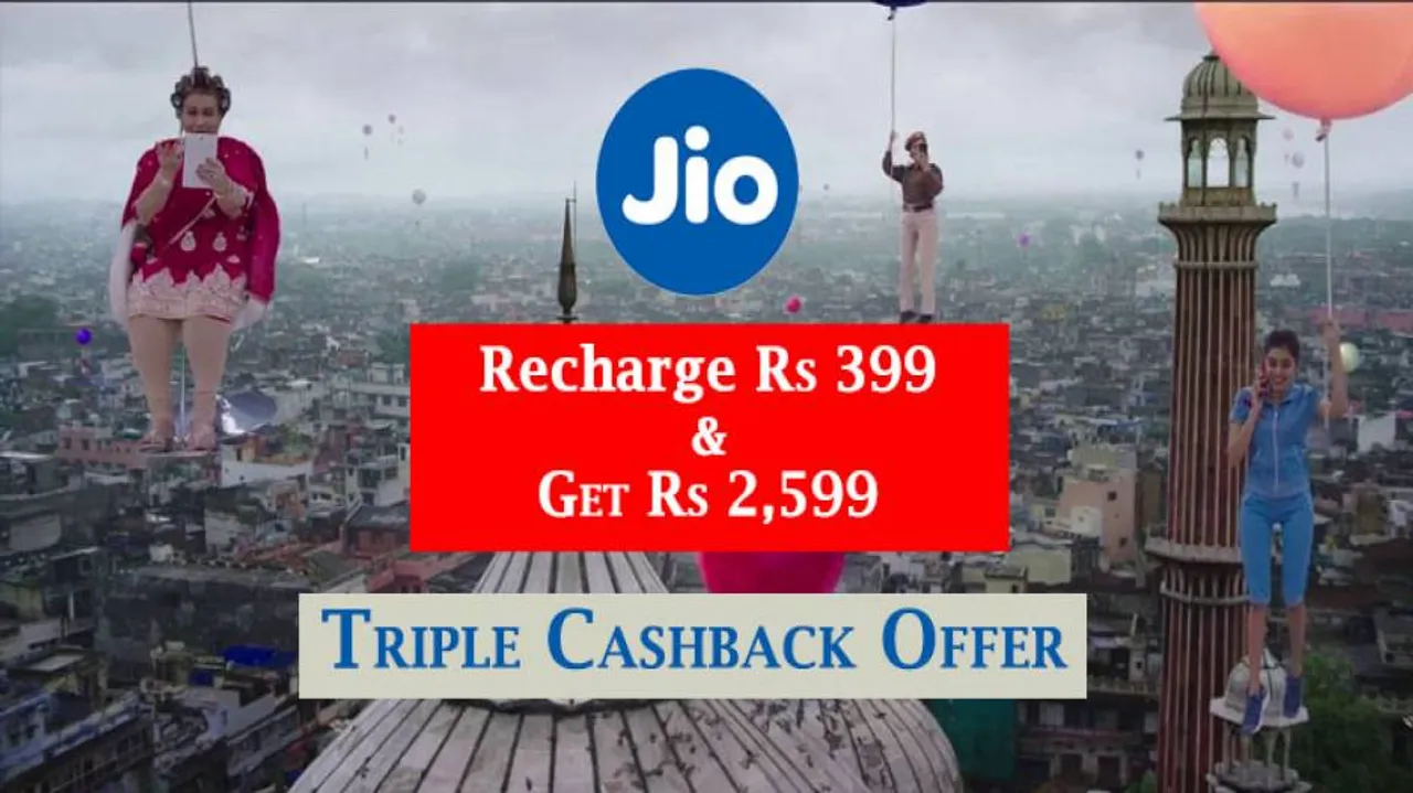 Triple cashback offer for Jio Prime members!