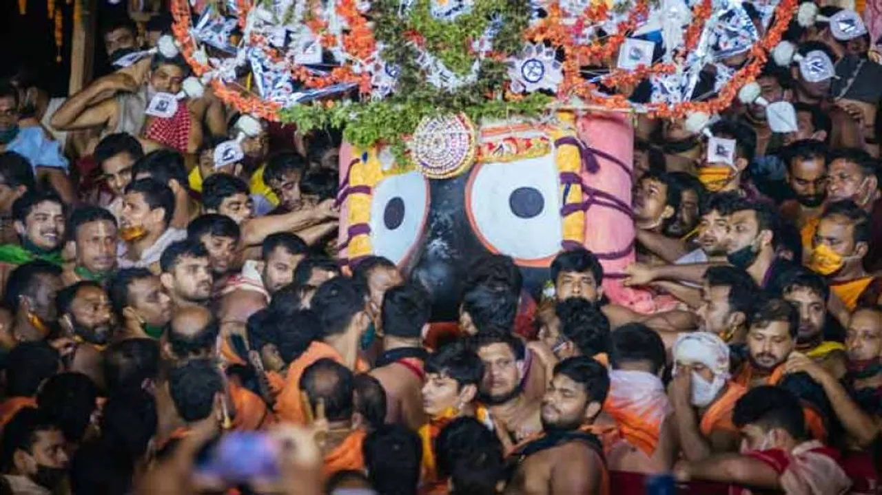 Rath Yatra Concludes With Niladri Bije Of Holy Trinity